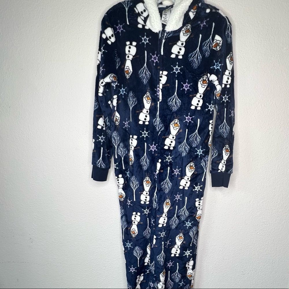 Disney Frozen One Piece Hoody‎ Pajamas - Picture 5 of 7